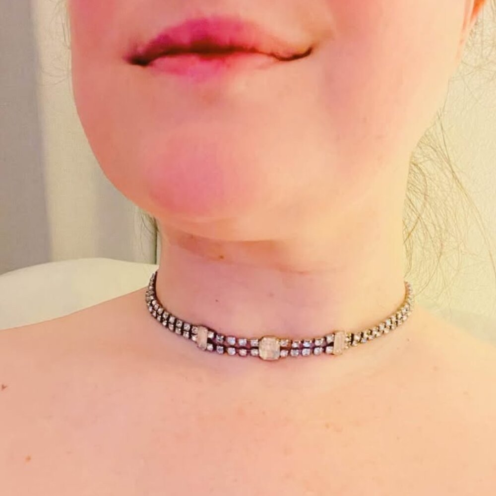 Vintage Rhinestone Choker